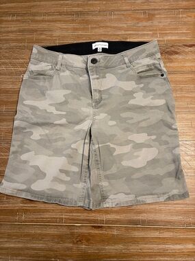 Gibson Latimer Gray Camo Bermuda Shorts